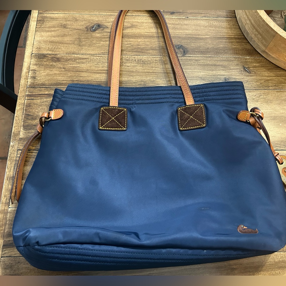 Dooney & Bourke Navy and pink shoulder bag